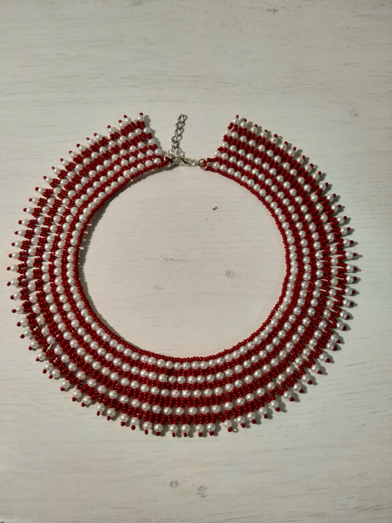 Альбом пользователя Флор: Воротник Красно-белый №3