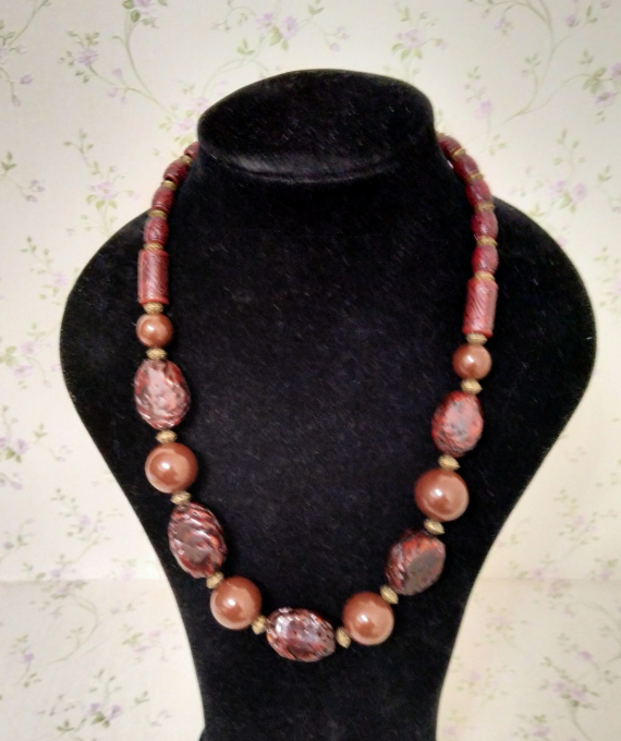 НЕбисерная лавка чудес: Бусы Персик