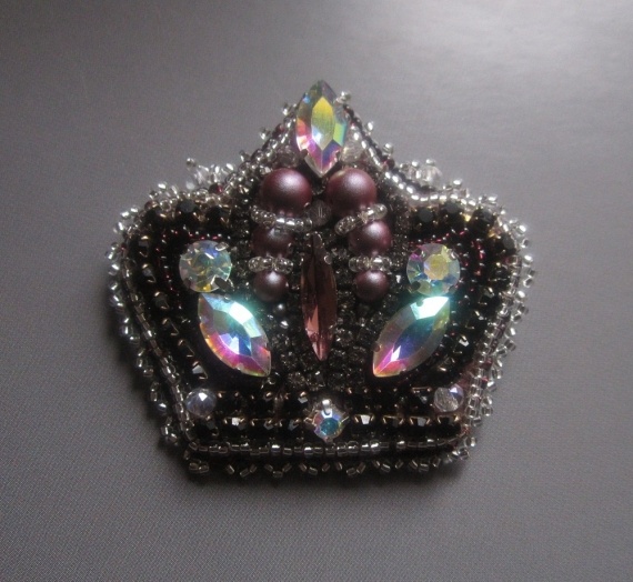 Альбом пользователя biser2019: Брошь «Императрица»