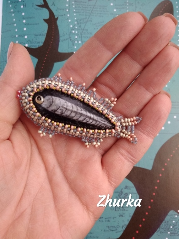 Альбом пользователя zhurka_handmade: Брошь Морская рыбка