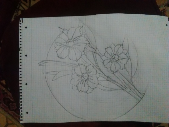 Флудилка: Рисунок для маркетри.