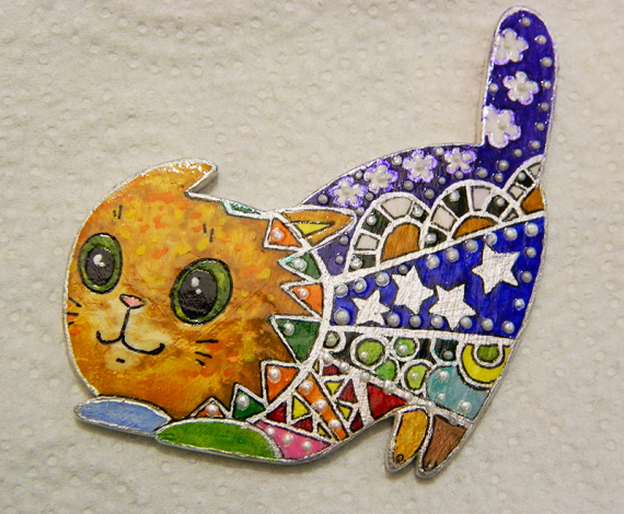 НЕбисерная лавка чудес: Звездный котик (магнитик)