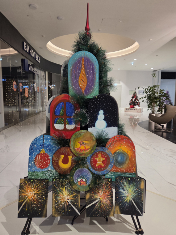 НЕбисерная лавка чудес: Ёлки нашего офиса