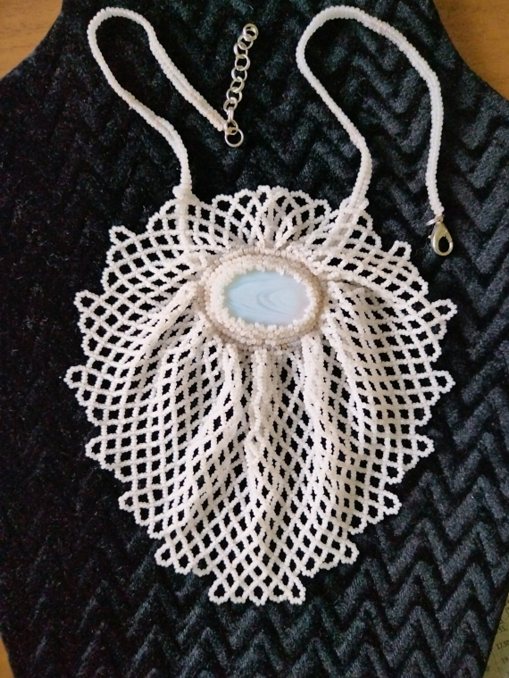 Альбом пользователя tanya_savchenko: Жабо из бисера