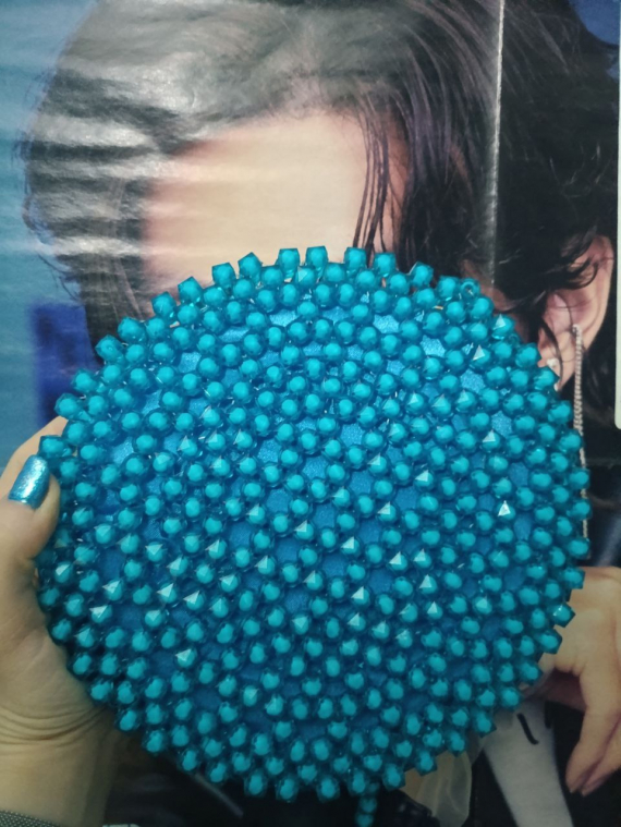 Альбом пользователя Shifer_dark: Идеальная форма - шар) Круглая сумочка из бусин.