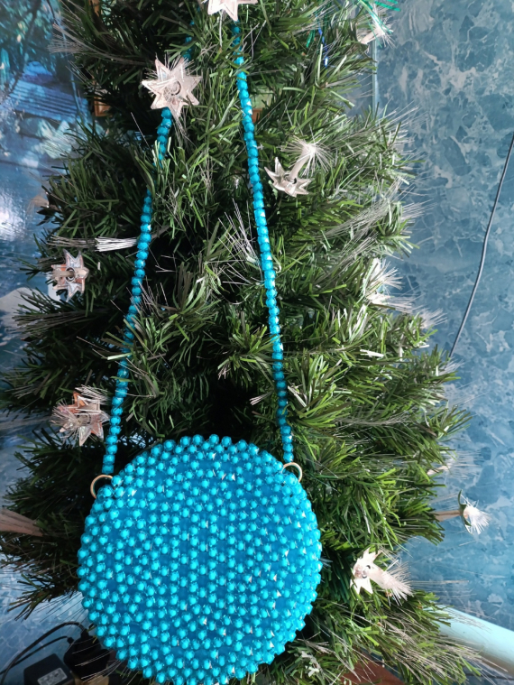 Альбом пользователя Shifer_dark: Идеальная форма - шар) Круглая сумочка из бусин.