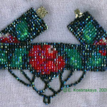 Воротник-стойка "Цыганские Розы". 2005 год