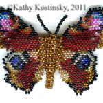 Третий тканый павлиний глаз. И снова мозаичный, совсем крошка, но только мульт