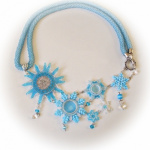 Кулон-колье Снегопад