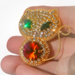 Брошь "Киска Ириска"