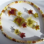 Жгут и подвеска Осенние листья (архив)