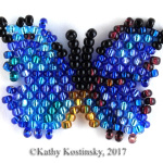 Бабочка Морфо менелай. Коллекция 18 мини-бабочек мира