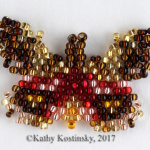 Бабочка Убена пламенная. Коллекция 18 мини-бабочек мира