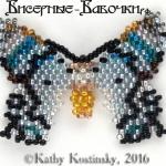 Бабочка Альцидес агатовая. Коллекция 36 бабочек-малявок