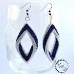 Серьги Волна