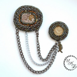 Брошь Время СССР.