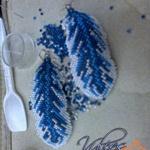 Серьги "Синяя Птица"