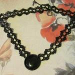 Ожерелье Чёрные кружева