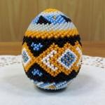 Яйцо черно-оранжевое