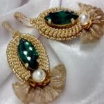 Серьги...Просто Серьги...(вышивка крючком)