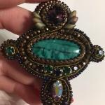 Брошь с тагилитом