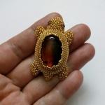 Брошь"Черепашка Наташка"