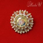 Брошь "Снежинка"