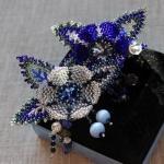 Броши "Ледяной цветок"