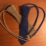 Галстук из бисера