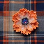 Брошь "Анемона" (вариант 2)