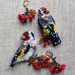 Броши "Щегол"