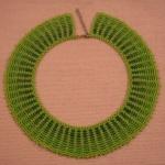 Колье "Зеленая листва"