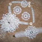 Комплект Белая хризантема.