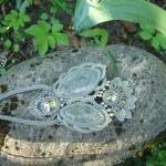 Золото тумана. Брошь-трансформер и кулон.