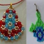 Кулон и серьги - некомплект, но