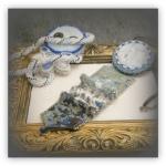 Галстук Снежная Нежность. доделки и переделки.