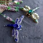 Броши "Насекомые-2" бабочки, стрекозки
