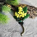 Брошь "Мимоза"