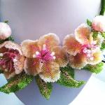 Колье " Яблонька"