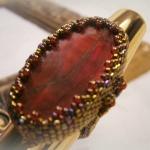 Кольцо с аммолитом.