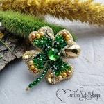 Броши "На удачу" и "Клевер"