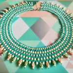 Колье-сетка "Селяночка"