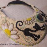 Воротник "Влюбленные коты"