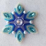 Прощай Сваровски или снежинка на елочку.