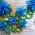 Три колье с сотами