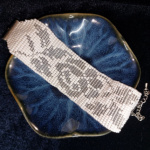 Браслет в стиле бабушкиной занавески. Первый опыт станочного ткачества