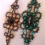 Ажурный браслет "Шоколадный"