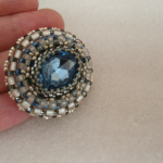 Брошка " Туманный Альбион" +фоты плетения