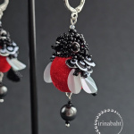 Серьги Снегири