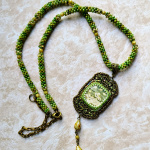 Кулон с яшмой